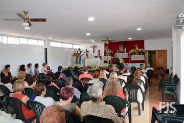 Procesión de Santa Agueda y la Virgen de Lourdes en Telde (Foto Francisco Javier Santana)
